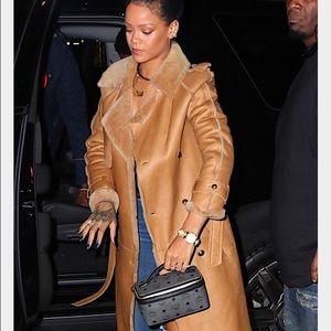 Authentic MCM Grey Clutch as seen on Rihanna