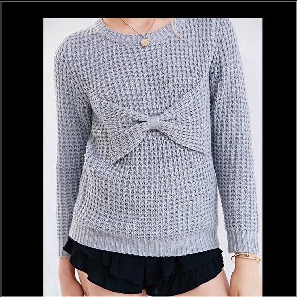 Urban Outfitters bow sweater