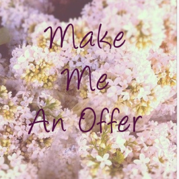 Accepting reasonable offers.