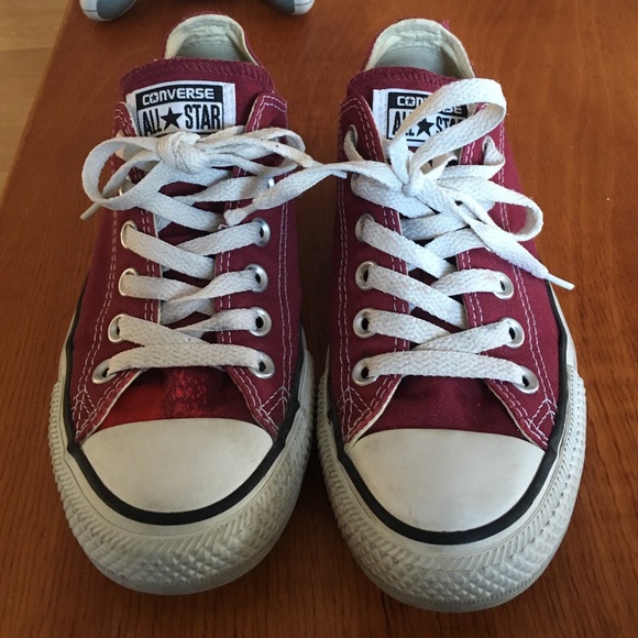 Maroon Converse