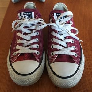 Maroon Converse