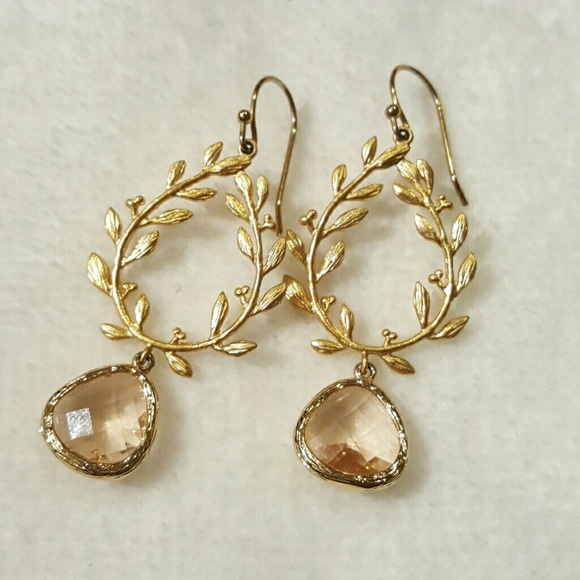 Gold Wreath Earrings