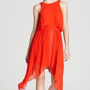 BCBG generation red low back dress