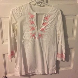 Vineyard Vines embroidered tunic