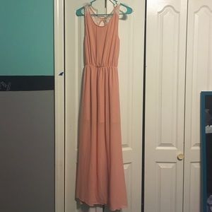 Peach dress