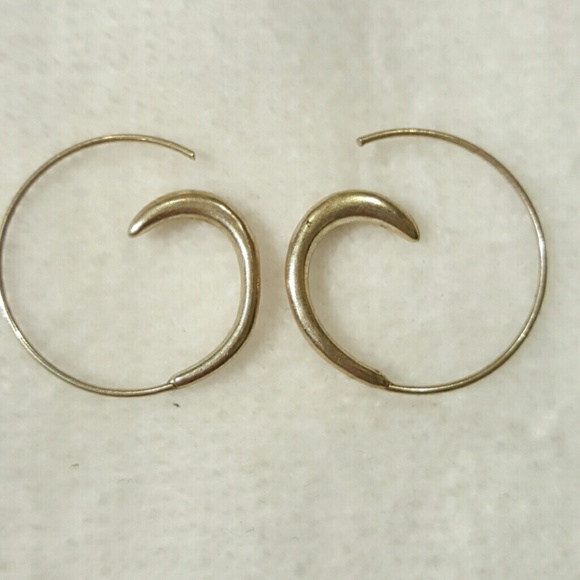 Swirl Silver Earrings