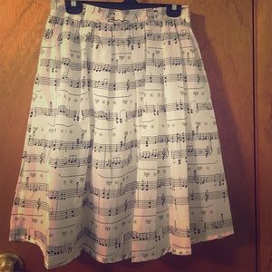 Music note skirt