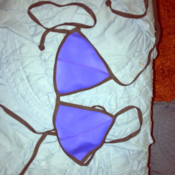 Triangle swim suit top