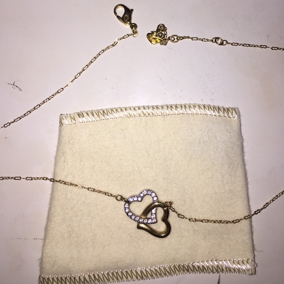 Limited Valentine edition gold Swarovski necklace
