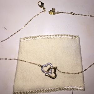 Limited Valentine edition gold Swarovski necklace