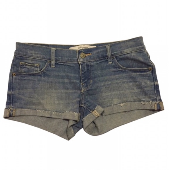 SOLD Abercrombie perfect stretch  jean shorts - Picture 1 of 4