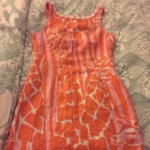 Lilly Giraffey shift dress - Size 2
