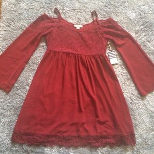 Double Zero Dress (Burgundy)