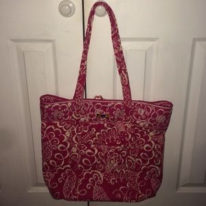 SALE! Vera Bradley Vera Tote - Twirly Bird Pink