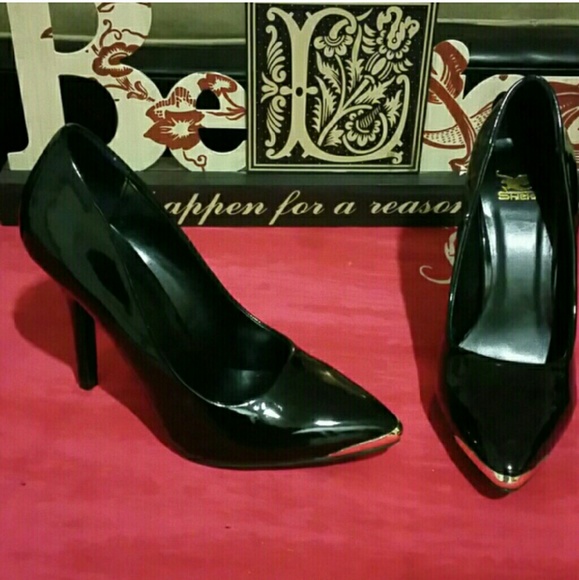 Gold Tipped Heels - image 1