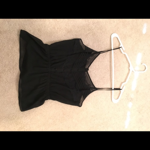 Black Lacey Tank