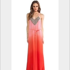 Karina Grimaldi Nassarena Beaded Maxi Dress