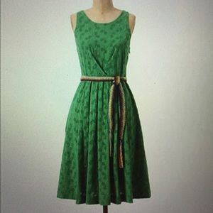 Anthropologie Grass Court Dress