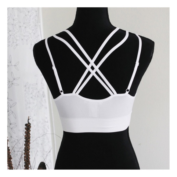 White  Cage brallette padded-2 LEFT 💕 - Picture 3 of 4