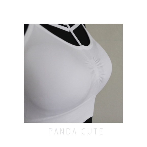 White  Cage brallette padded-2 LEFT 💕 - Picture 4 of 4