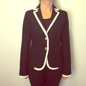 Black JCrew Nautical jacket NWT size 4