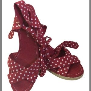 Montego Bay Club Polka Dot Wedges