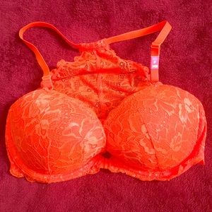VS PINK Date Lace Racerback Push-up