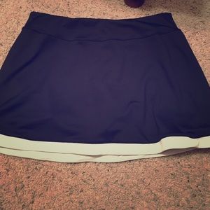 Black Champion tennis skort