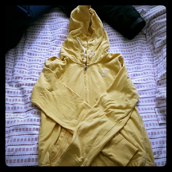 Yellow hoodie from American Eagle