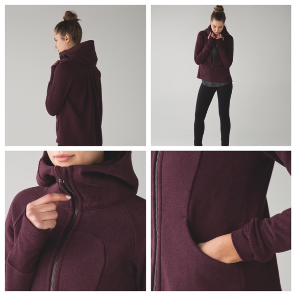 lululemon athletica Tops - LULULEMON PLEAT TO STREET HOODIE Sz 12 NWT