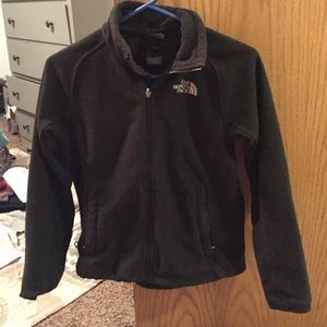 Black North Face Zip Up