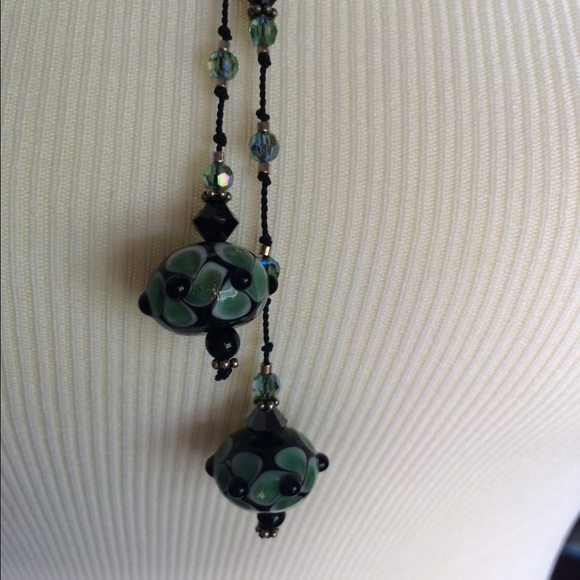 Skhdesigns  Jewelry - BLOWN GLASS CRYSTAL NECKLESS