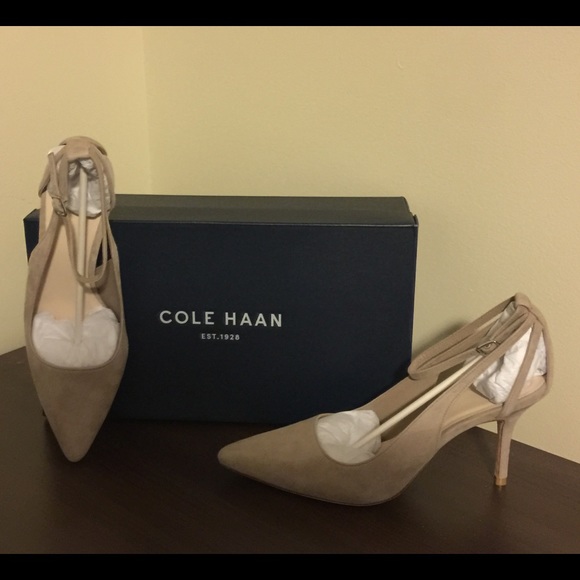 Cole Haan Selma Pump Maple Sugar Suede 9