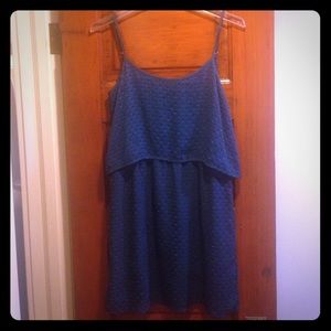 Easy blue dot dress