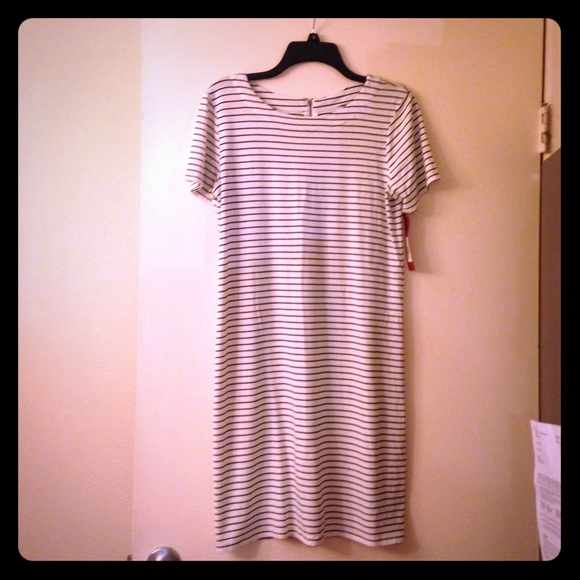 Merona Striped Column T-Shirt Dress