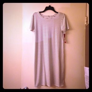 Merona Striped Column T-Shirt Dress