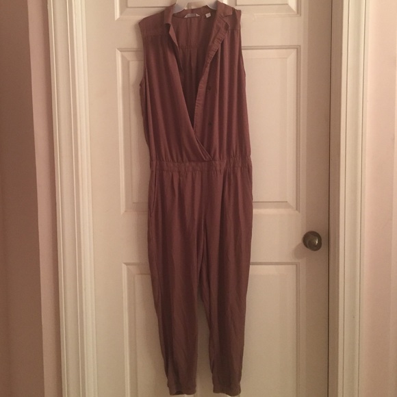 Light brown pants jumpsuit