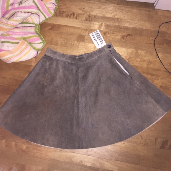 American Apparel Dresses & Skirts - Leather Circle Skirt