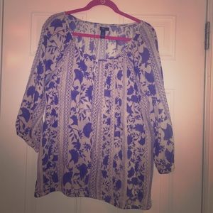Gap top. Boho pattern size XL