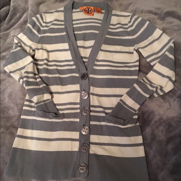 Tory Burch cardigan size S women's stripped