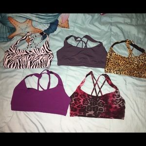 Comfy Sports Bras (Set of Five) S/M Slim fit