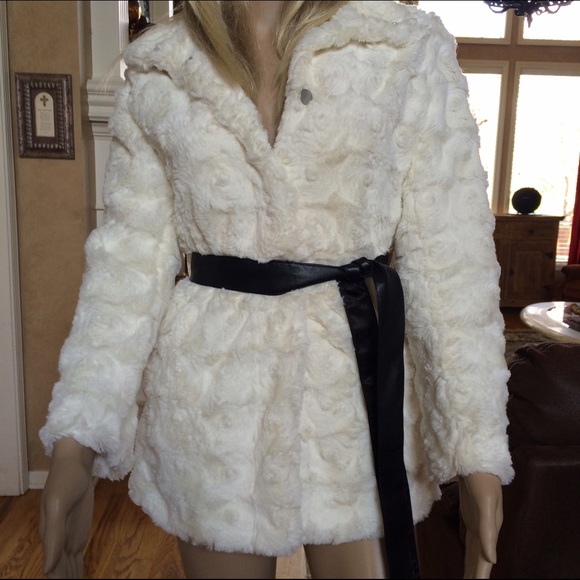 Soft off-white coat