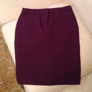 Calvin Klein maroon skirt