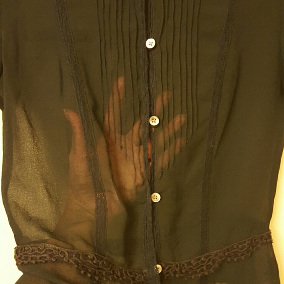 🚫*SOLD*Sheer vintage blouse - Picture 2 of 3