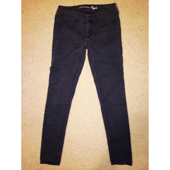 black american eagle jeggings size 6