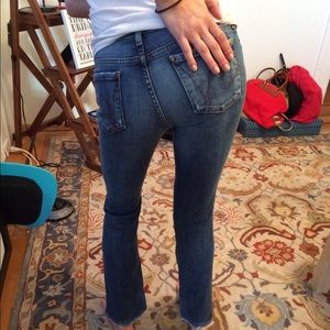 Citizens of Humanity distressed boot cut jeans