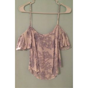 Off the shoulder tank