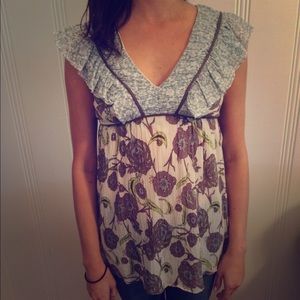 Anthropologie sleeveless blouse