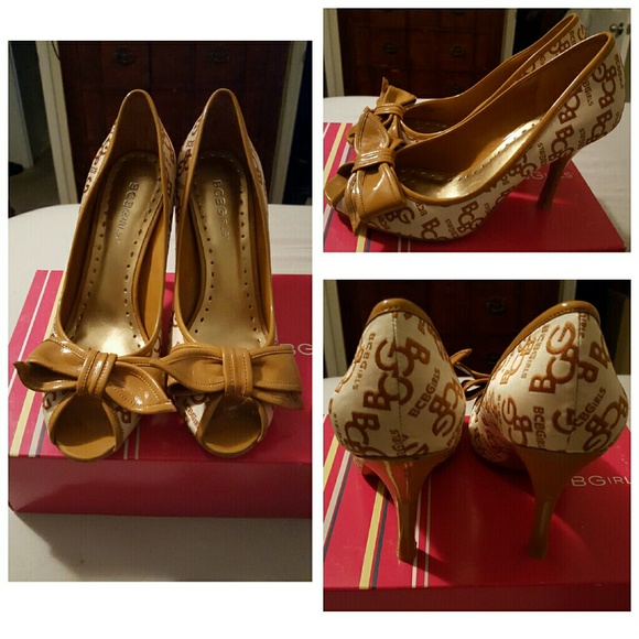 LAST CHANCE BCBG girls heels with biw