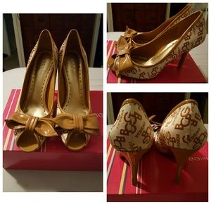 LAST CHANCE BCBG girls heels with biw